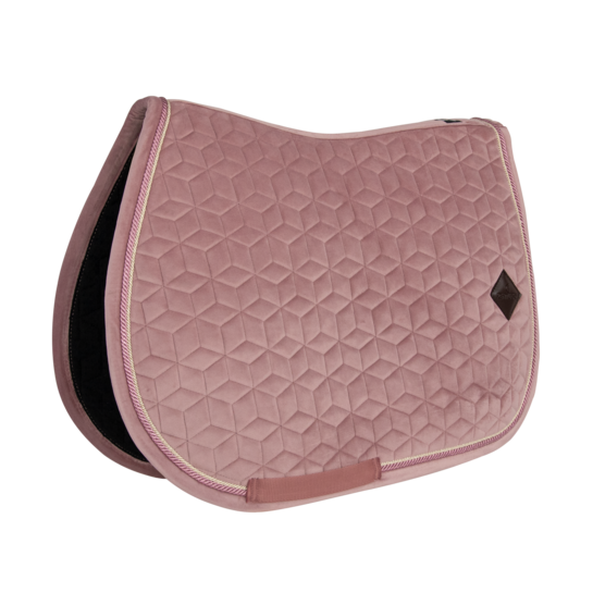 Tapis de selle dressage velours violet Tapis de selle dressage velours violet