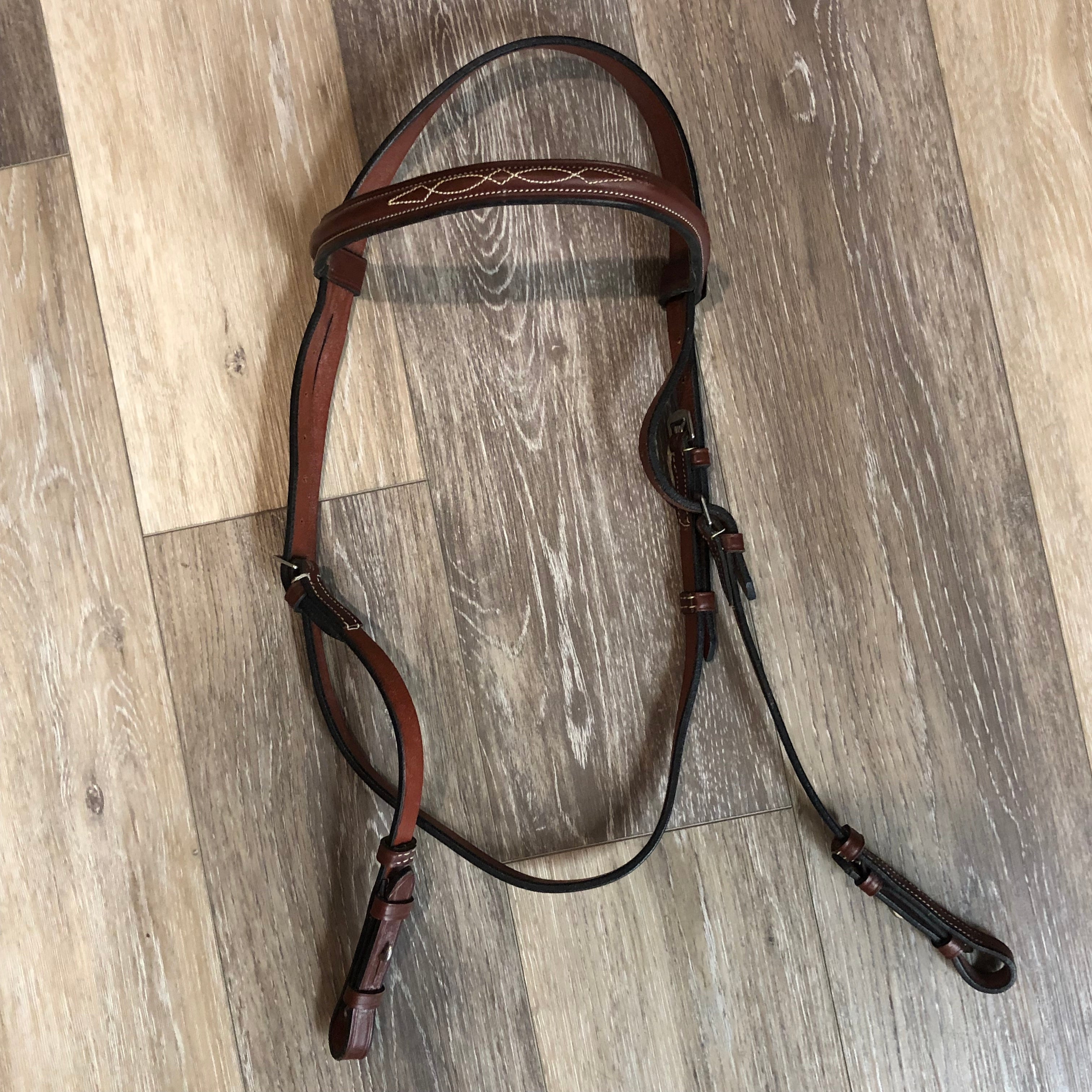 Consignment-Brown Bridle -no noseband – Baker's Saddlery